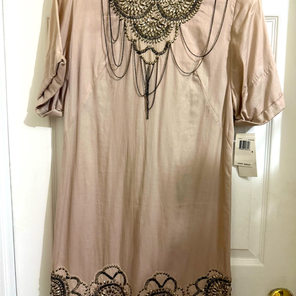 French Connection Very Rare intricate beadwork dress